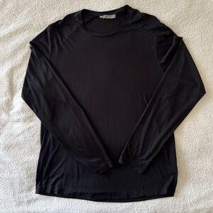 Icebreaker Cool- Lite  Men's Black Long Sleeve Tee Size XL
